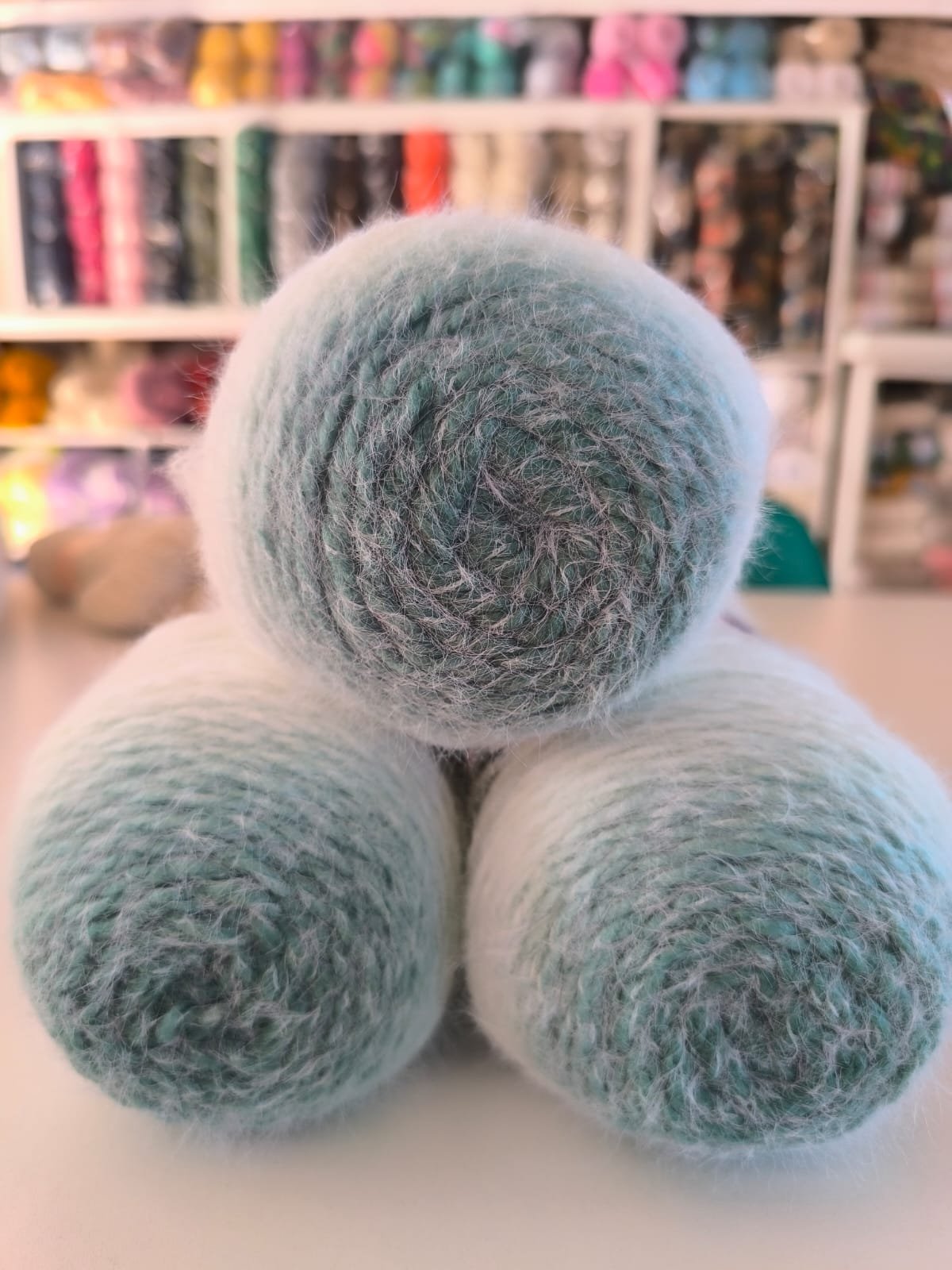 Marfim de círculo - Verde