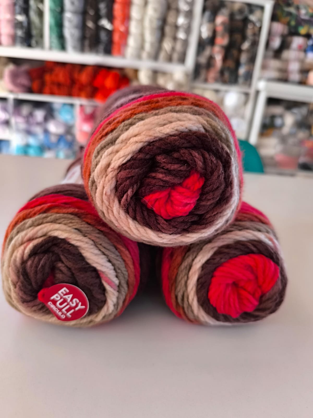 Magic pool de círculo - Rojo/Marrones