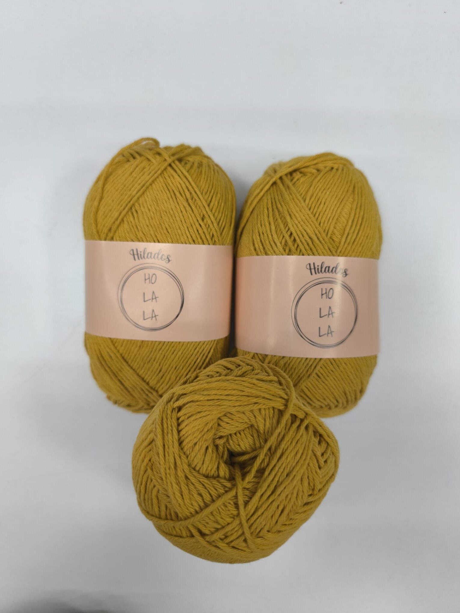 Hilo de algodón peinado - Mostaza