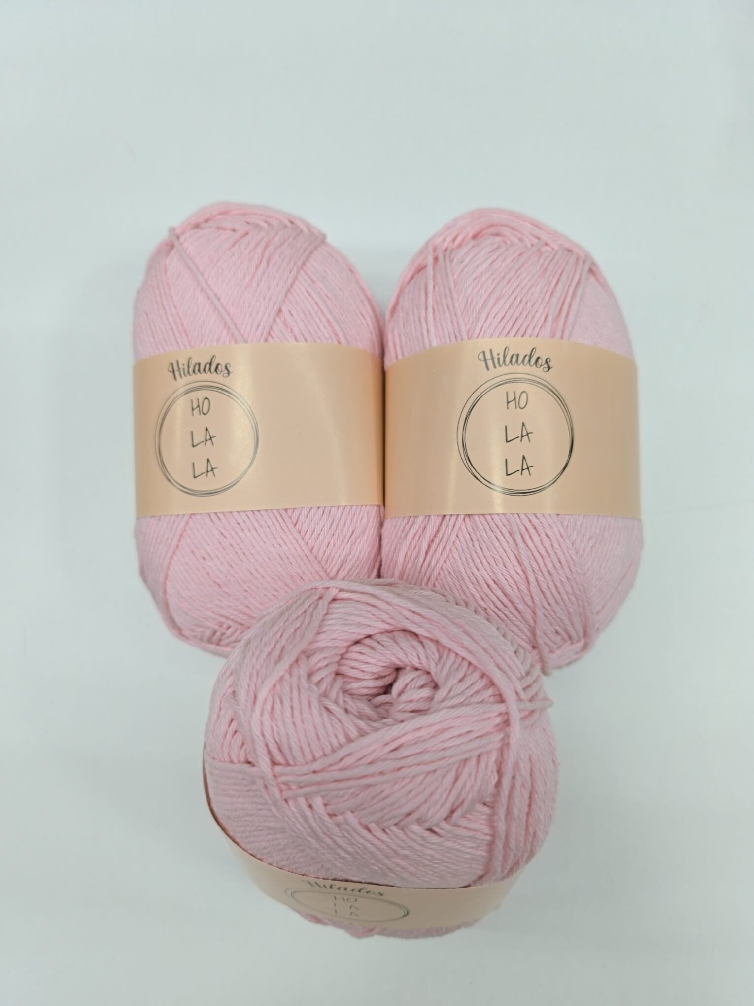 Hilo de algodón peinado - Rosa